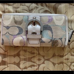 Coach Zip around wallet
